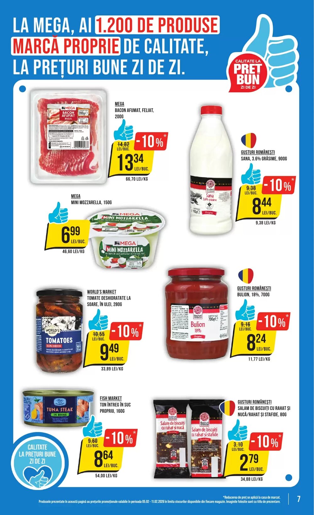 Catalogul cu oferte Mega Image valabil de la 05.02.2026 - Pagina 7.
