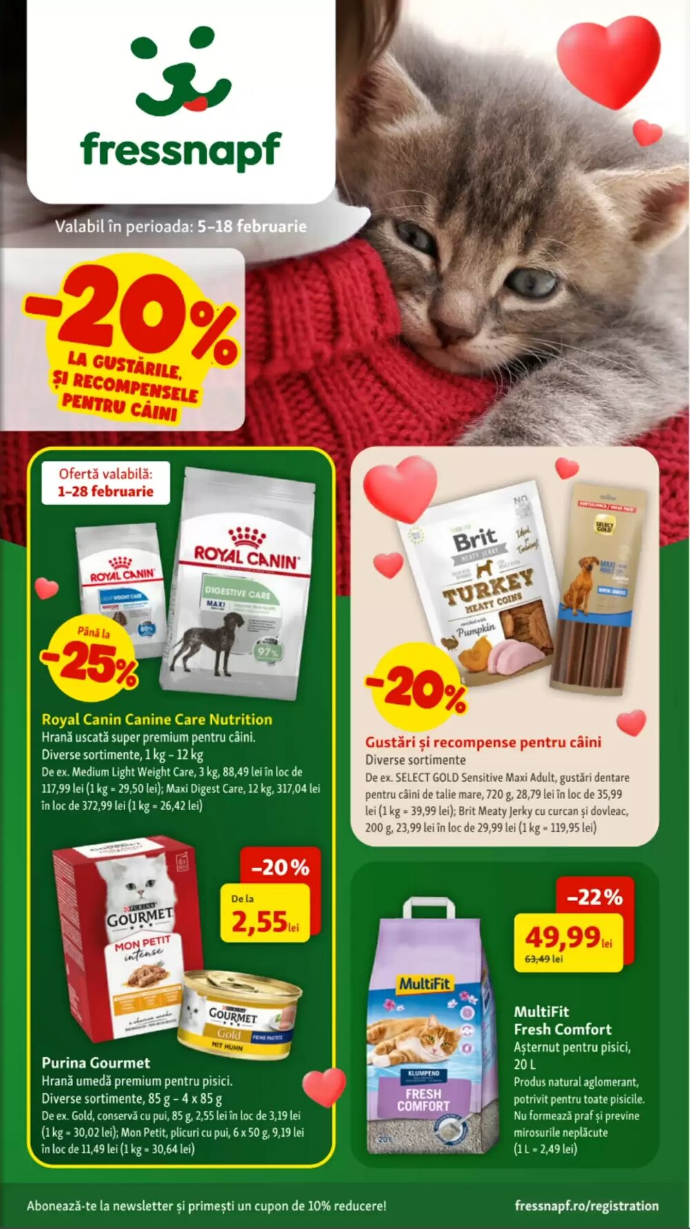Catalogul cu oferte Fressnapf valabil de la 05.02.2026 - Pagina 1.