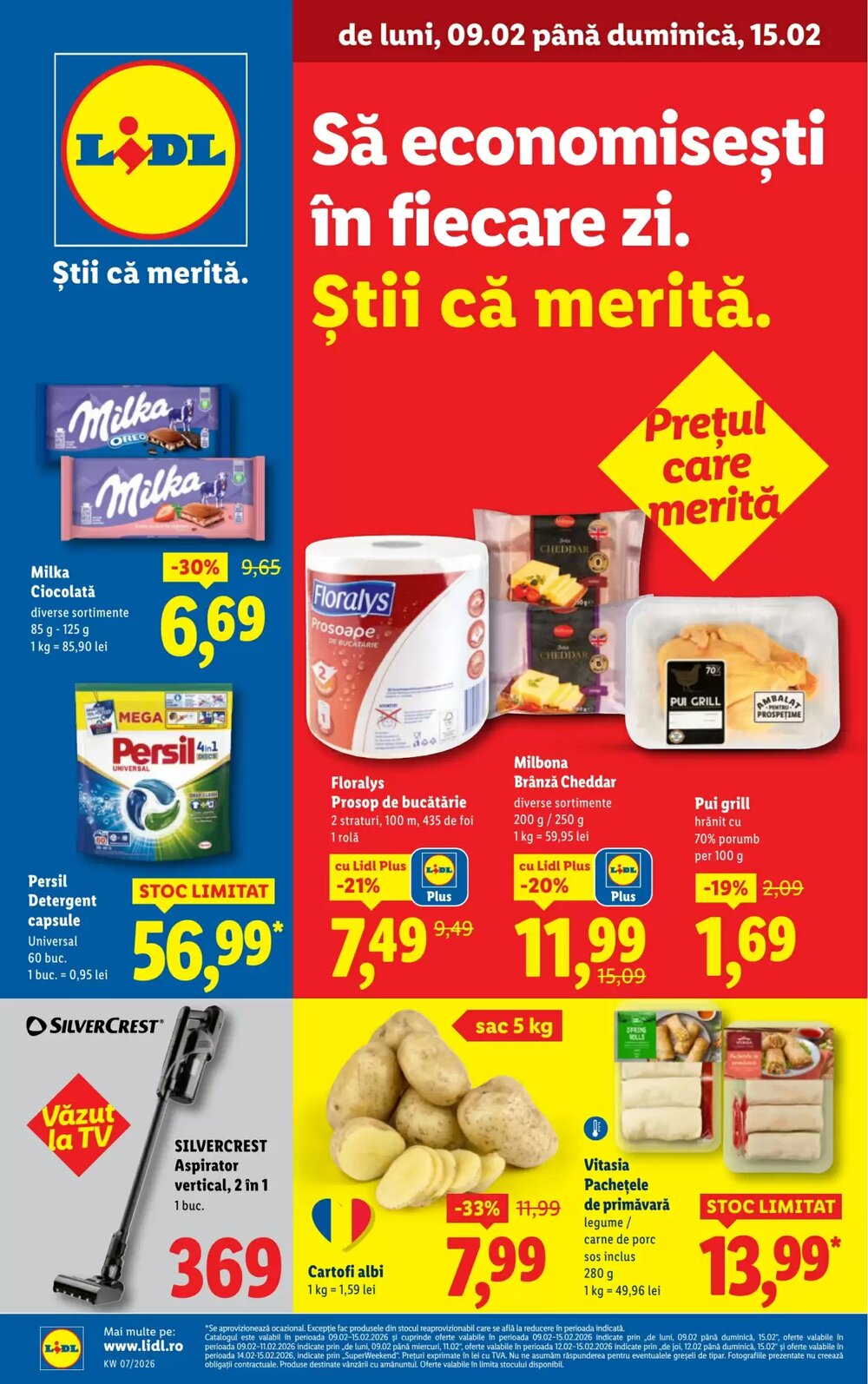 Catalogul cu oferte Lidl valabil de la 09.02.2026 - Pagina 1.