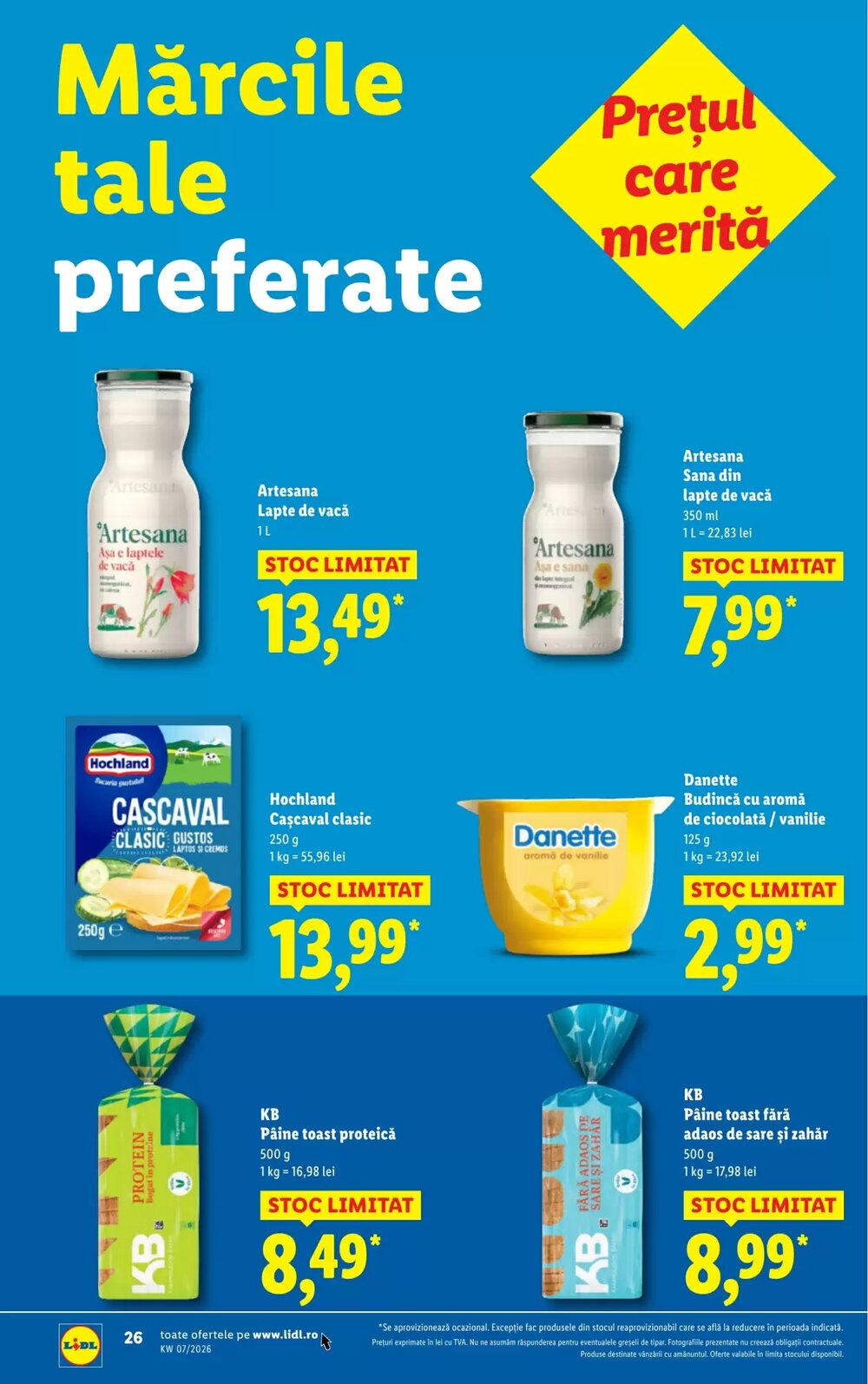 Catalogul cu oferte Lidl valabil de la 09.02.2026 - Pagina 26.