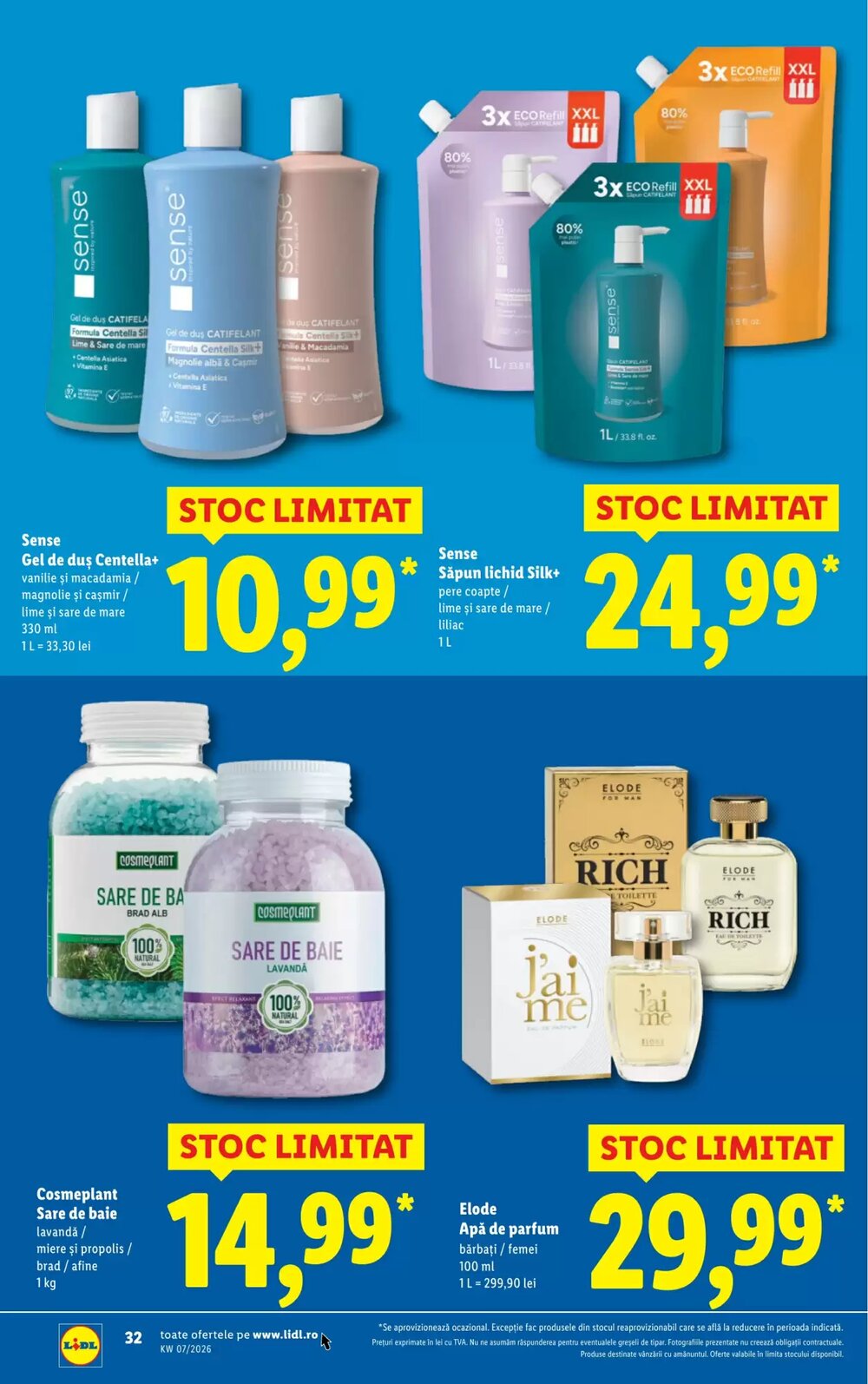 Catalogul cu oferte Lidl valabil de la 09.02.2026 - Pagina 32.