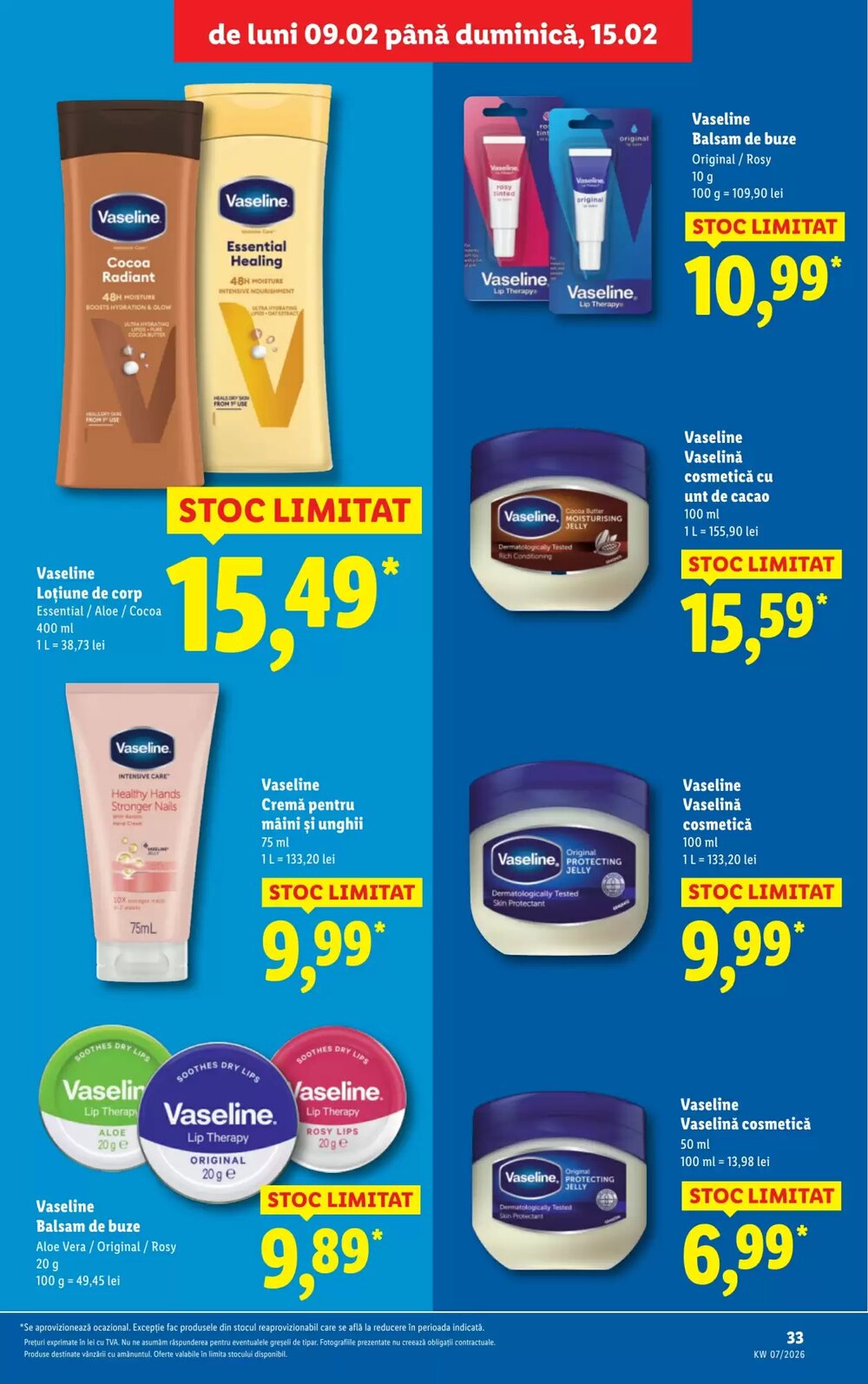 Catalogul cu oferte Lidl valabil de la 09.02.2026 - Pagina 33.