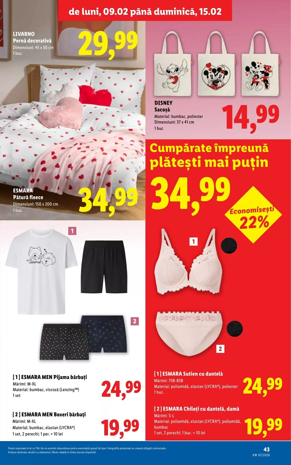 Catalogul cu oferte Lidl valabil de la 09.02.2026 - Pagina 43.