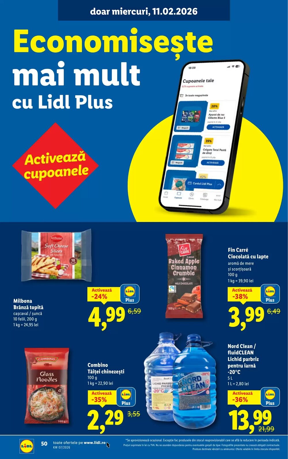 Catalogul cu oferte Lidl valabil de la 09.02.2026 - Pagina 50.