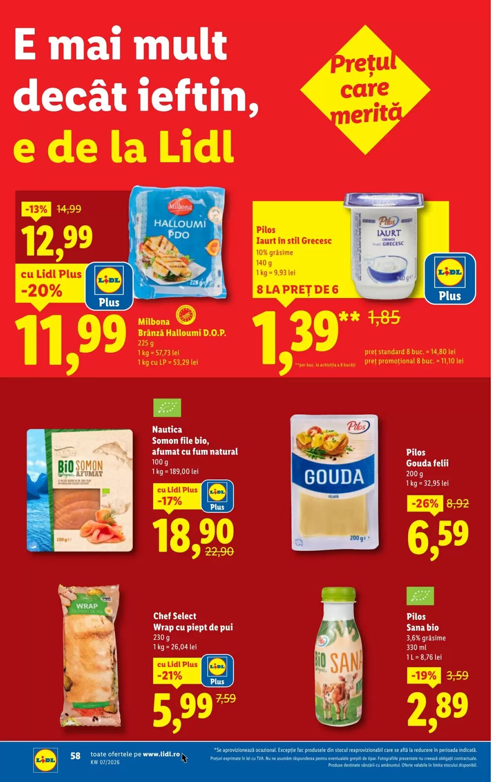 Catalogul cu oferte Lidl valabil de la 09.02.2026 - Pagina 58.
