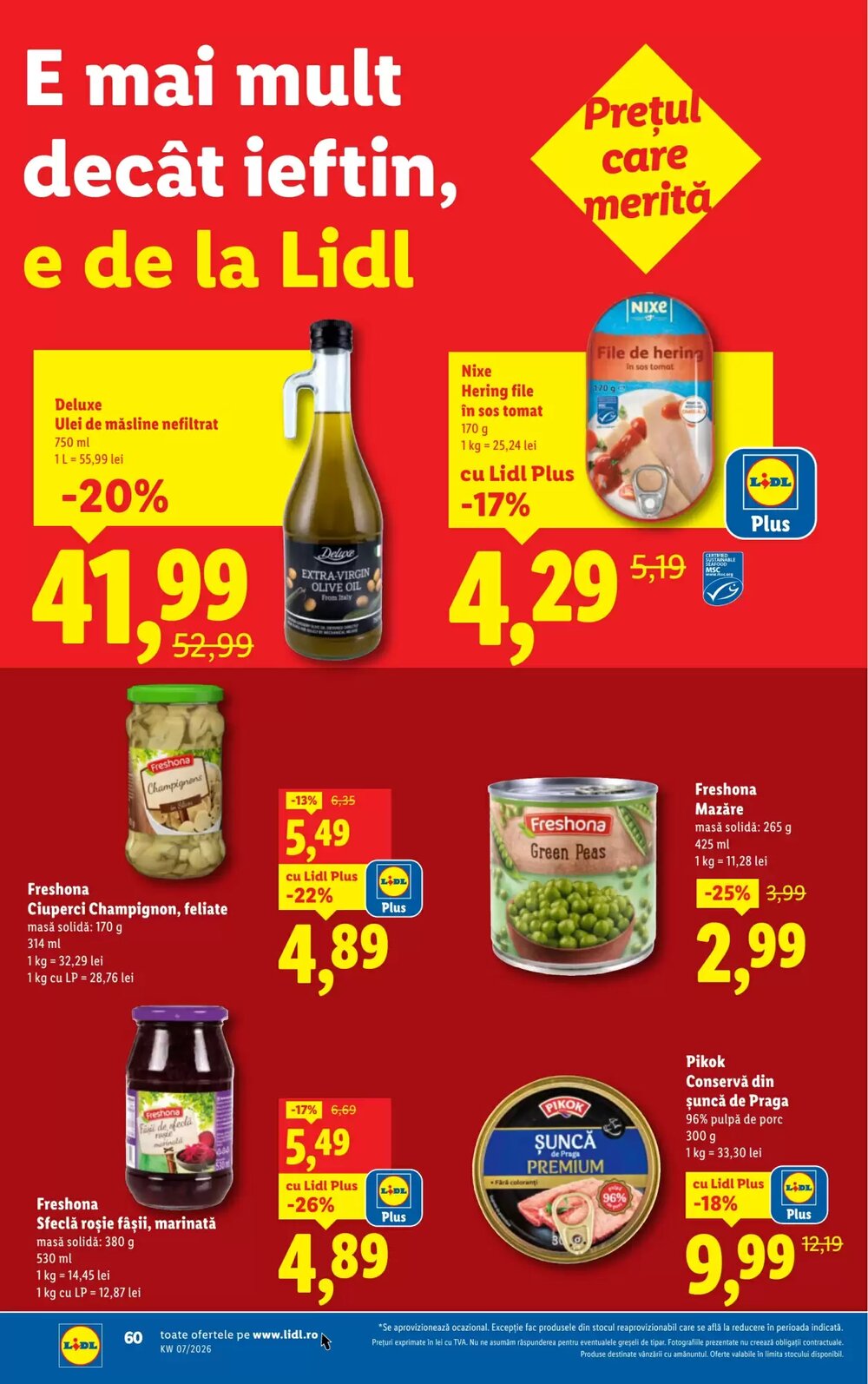 Catalogul cu oferte Lidl valabil de la 09.02.2026 - Pagina 60.