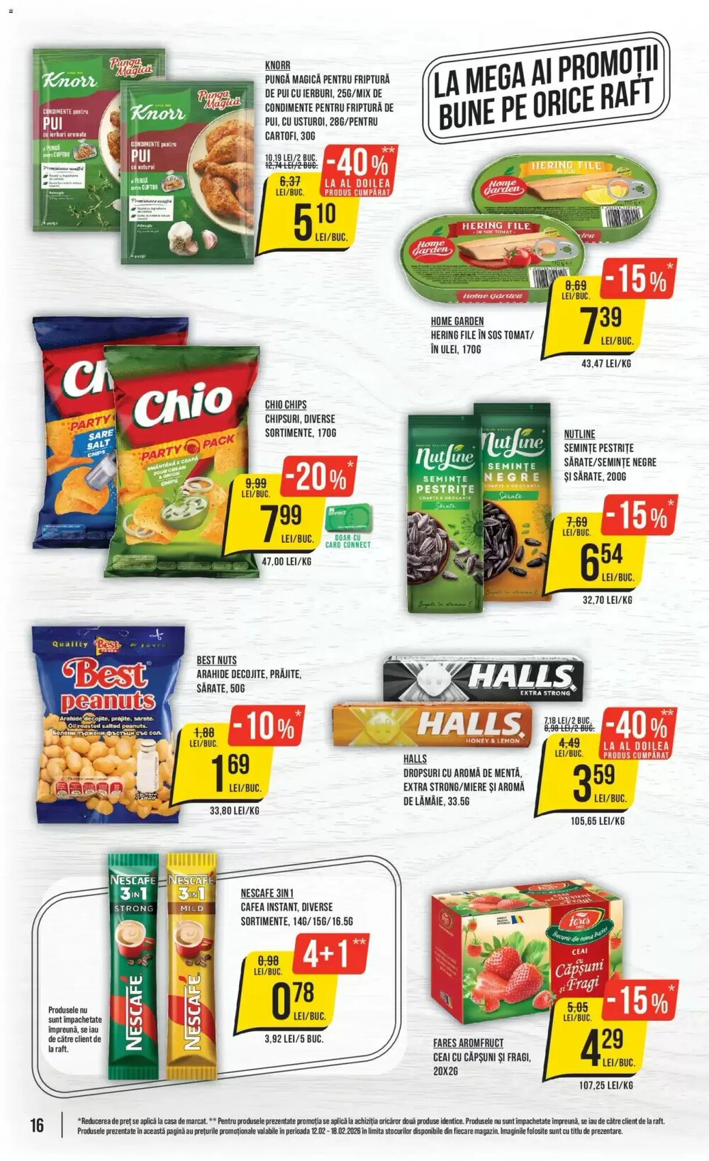 Catalogul cu oferte Mega Image valabil de la 11.02.2026 - Pagina 16.