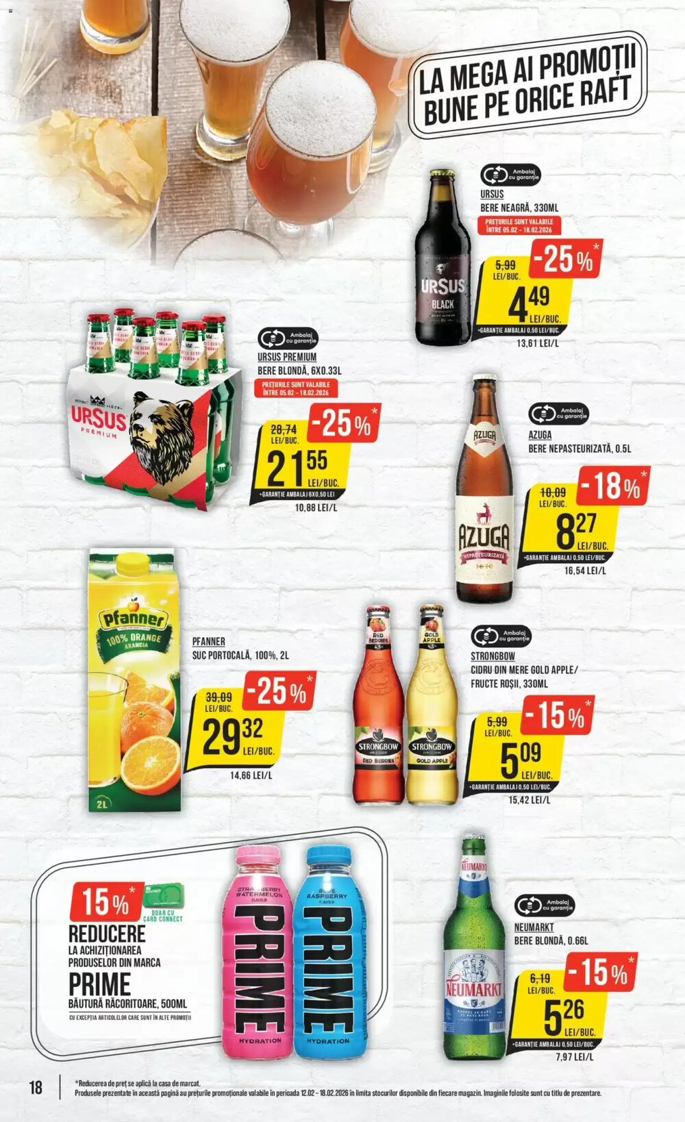 Catalogul cu oferte Mega Image valabil de la 11.02.2026 - Pagina 18.
