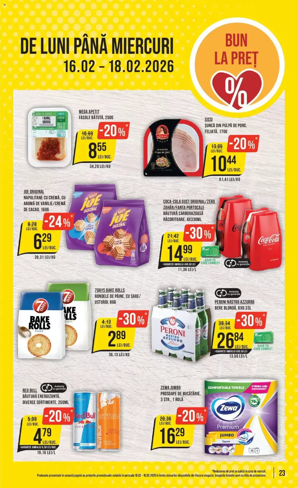 Catalogul cu oferte Mega Image valabil de la 11.02.2026 - Pagina 23.