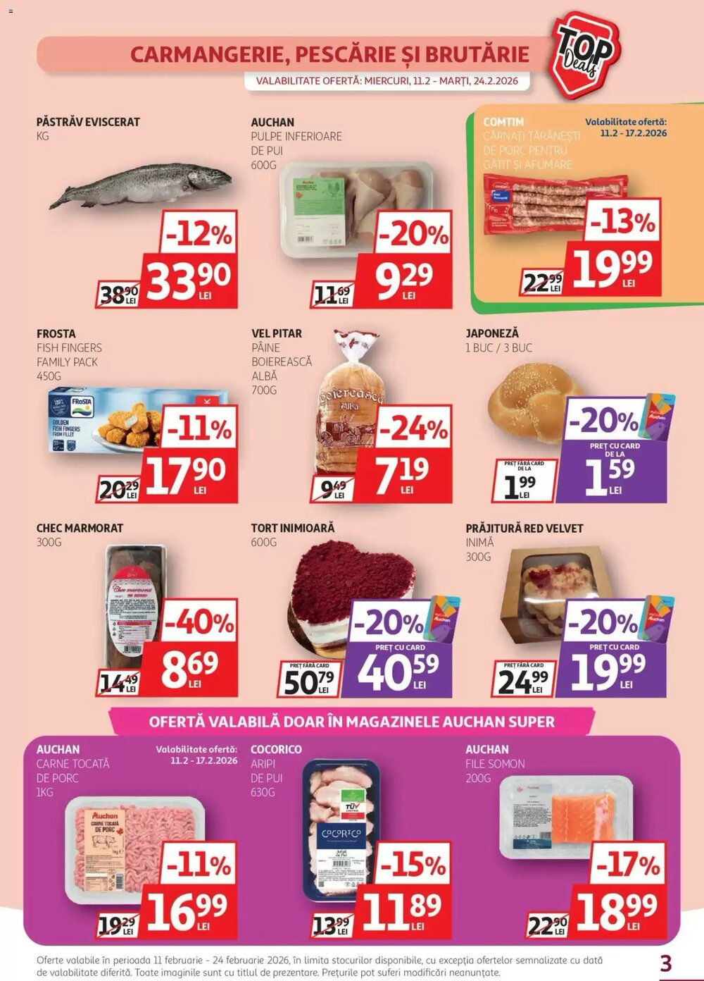 Catalogul cu oferte Auchan valabil de la 11.02.2026 - Pagina 3.
