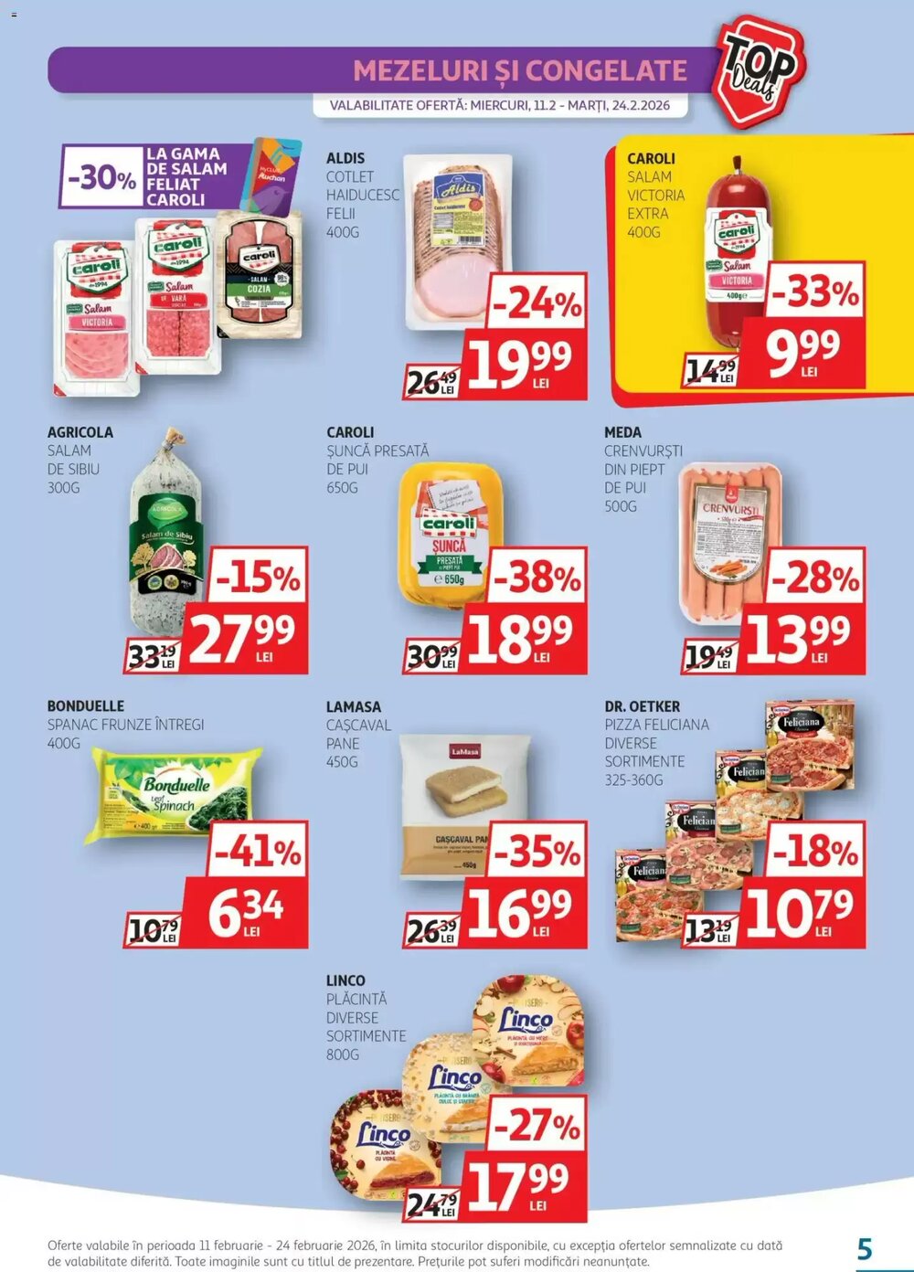 Catalogul cu oferte Auchan valabil de la 11.02.2026 - Pagina 5.