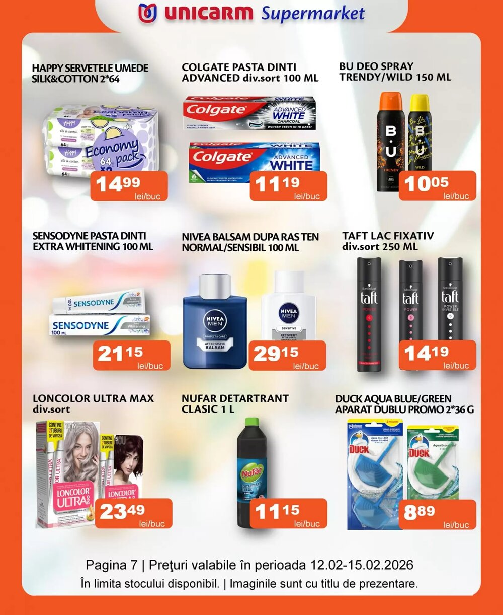 Catalogul cu oferte Unicarm valabil de la 12.02.2026 - Pagina 7.