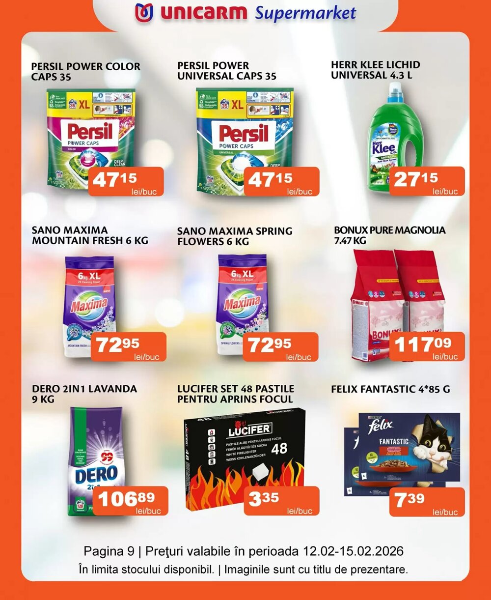 Catalogul cu oferte Unicarm valabil de la 12.02.2026 - Pagina 9.