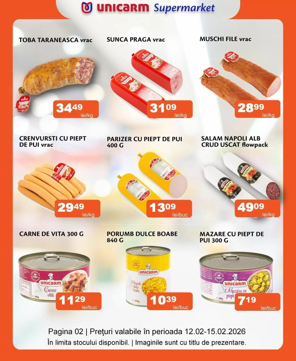 Catalogul cu oferte Unicarm valabil de la 12.02.2026 - Pagina 2.