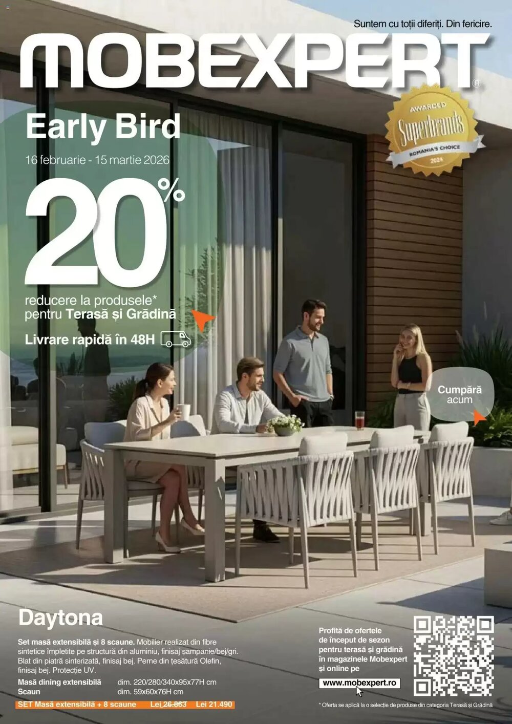 Catalogul cu oferte Mobexpert valabil de la 15.02.2026 - Pagina 1.