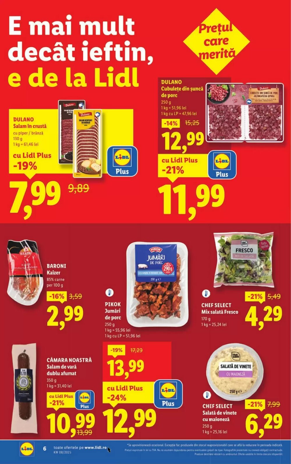 Catalogul cu oferte Lidl valabil de la 16.02.2026 - Pagina 6.