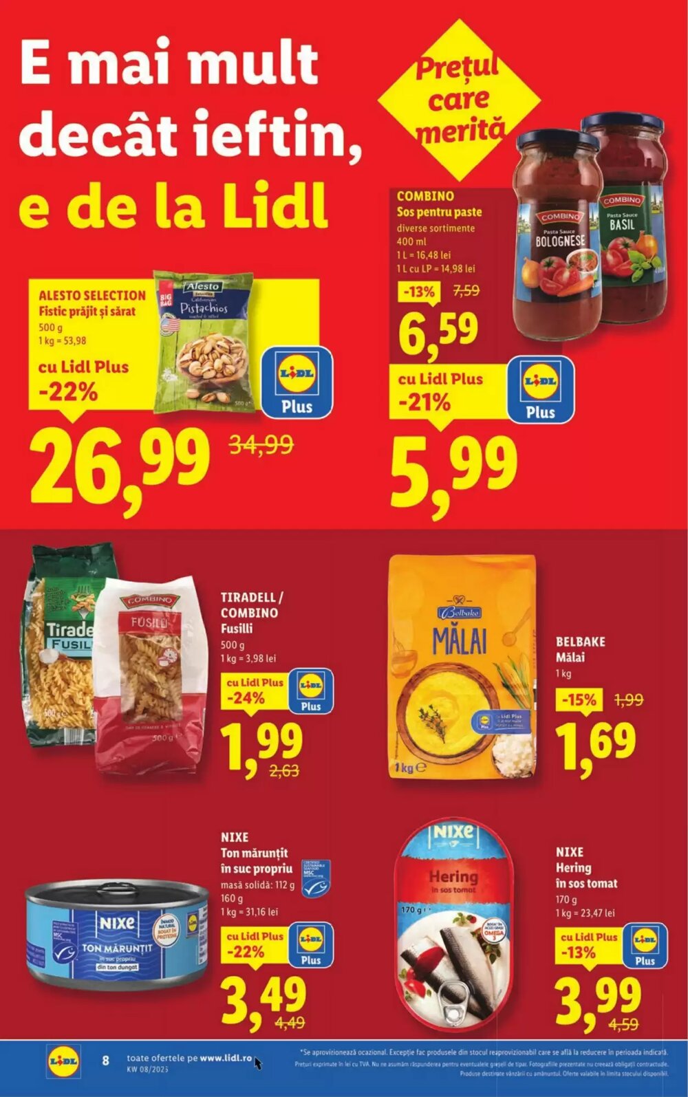 Catalogul cu oferte Lidl valabil de la 16.02.2026 - Pagina 8.