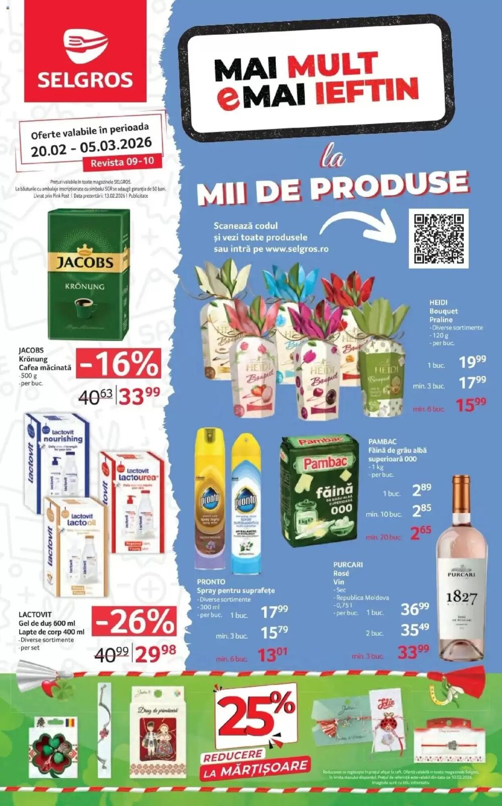 Catalogul cu oferte Selgros valabil de la 19.02.2026 - Pagina 1.