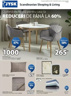 Catalogul cu oferte JYSK valabil de la 22.02.2026