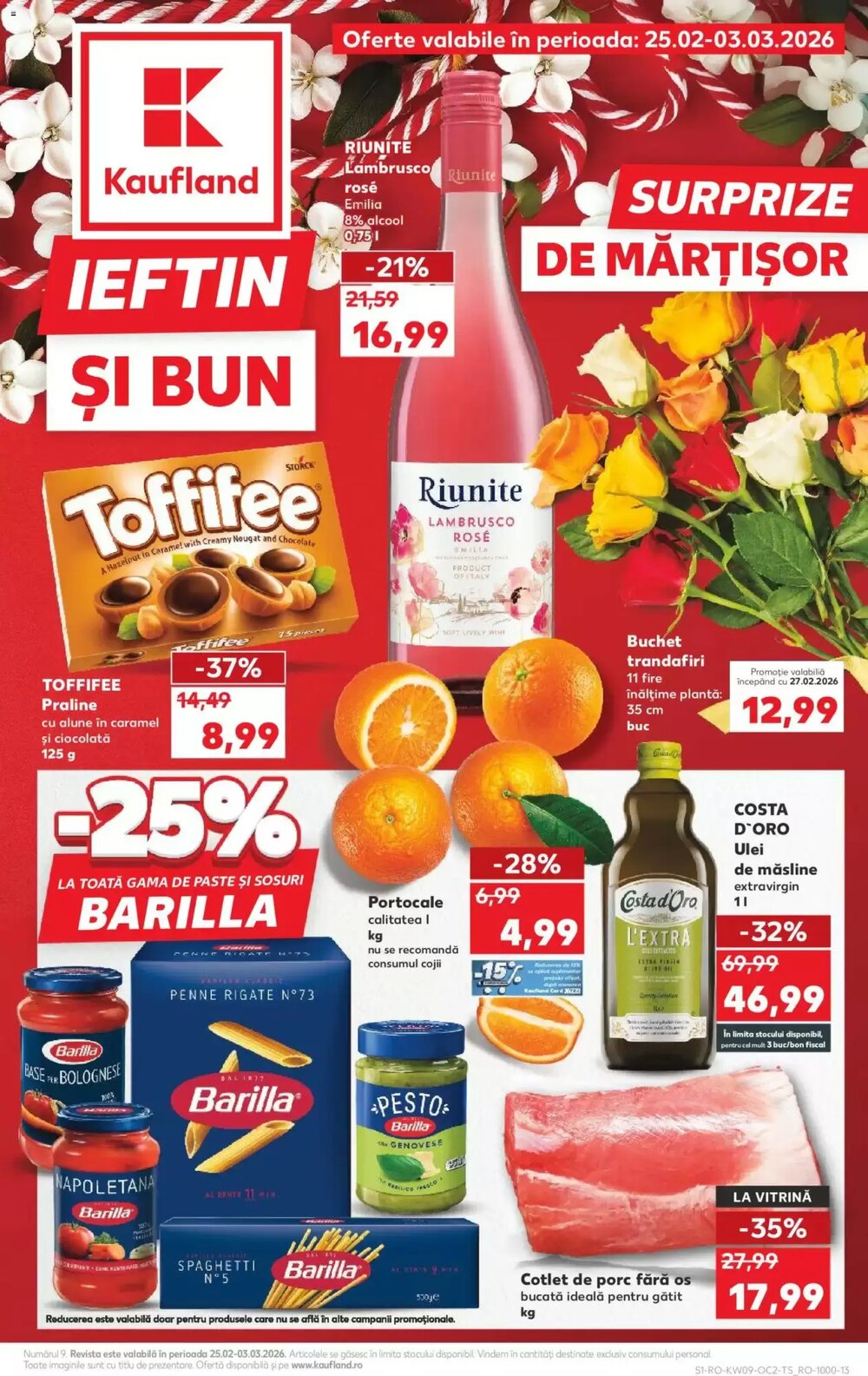 Catalogul cu oferte Kaufland valabil de la 25.02.2026 - Pagina 1.