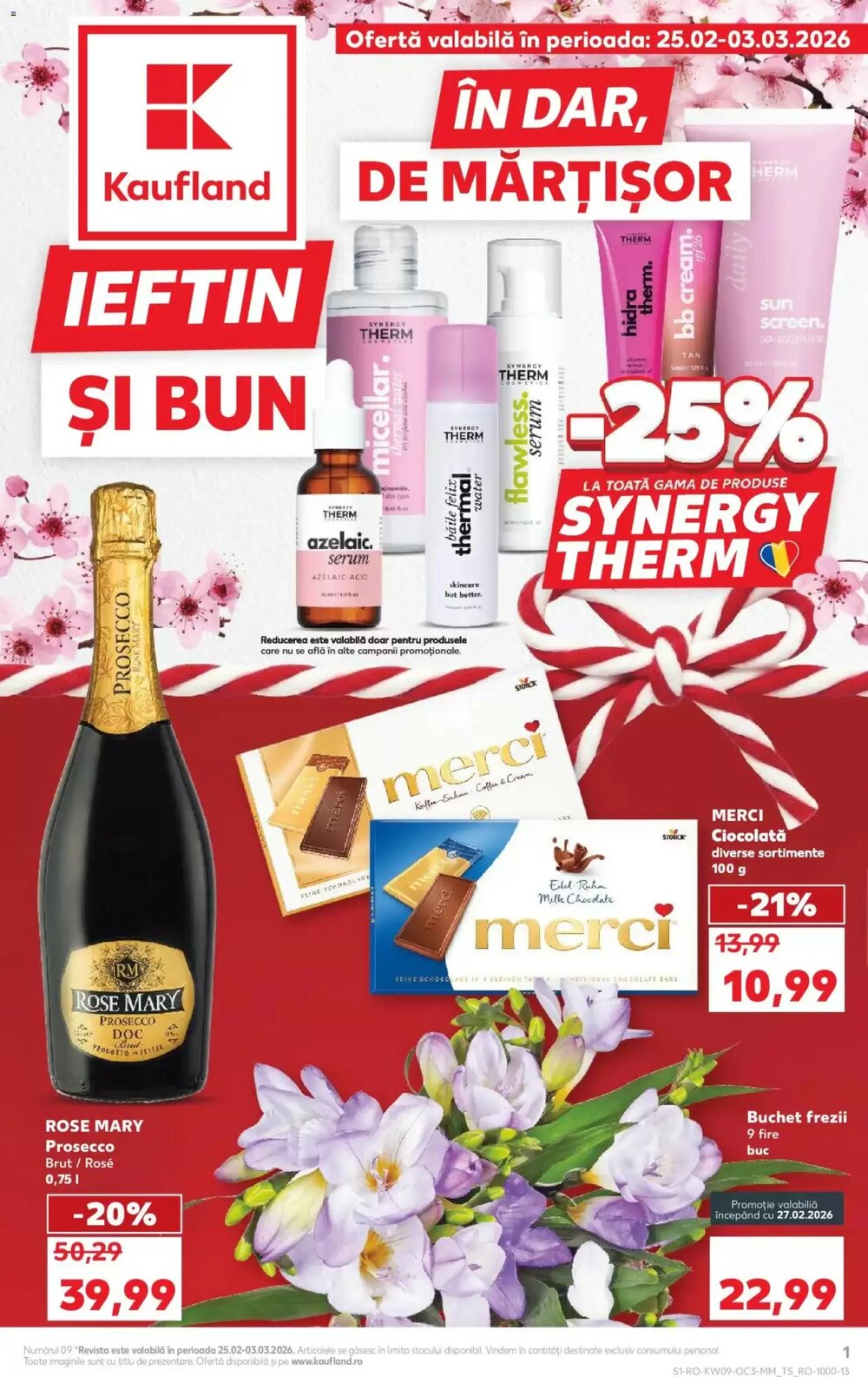 Catalogul cu oferte Kaufland valabil de la 25.02.2026 - Pagina 1.