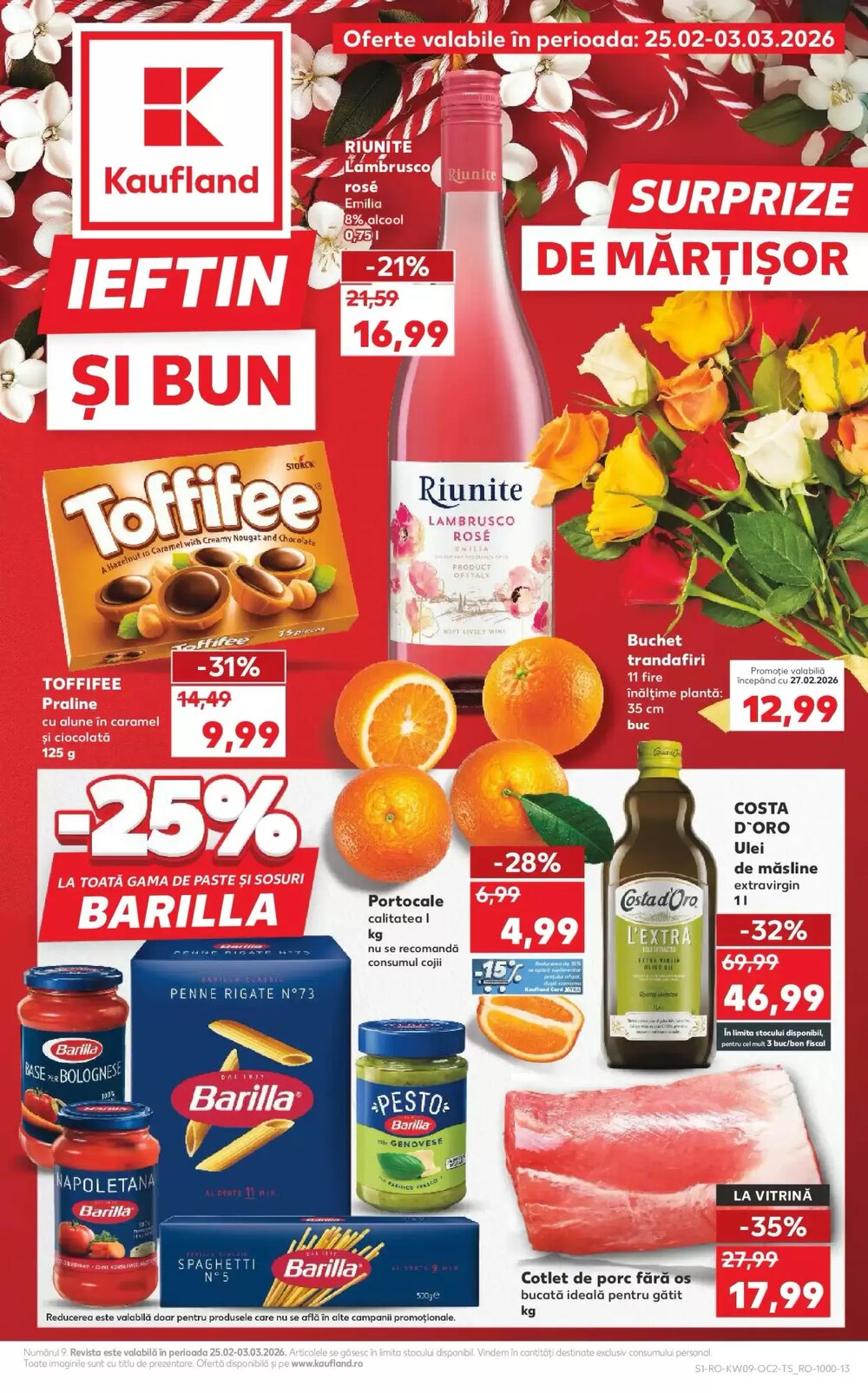 Catalogul cu oferte Kaufland valabil de la 25.02.2026 - Pagina 1.