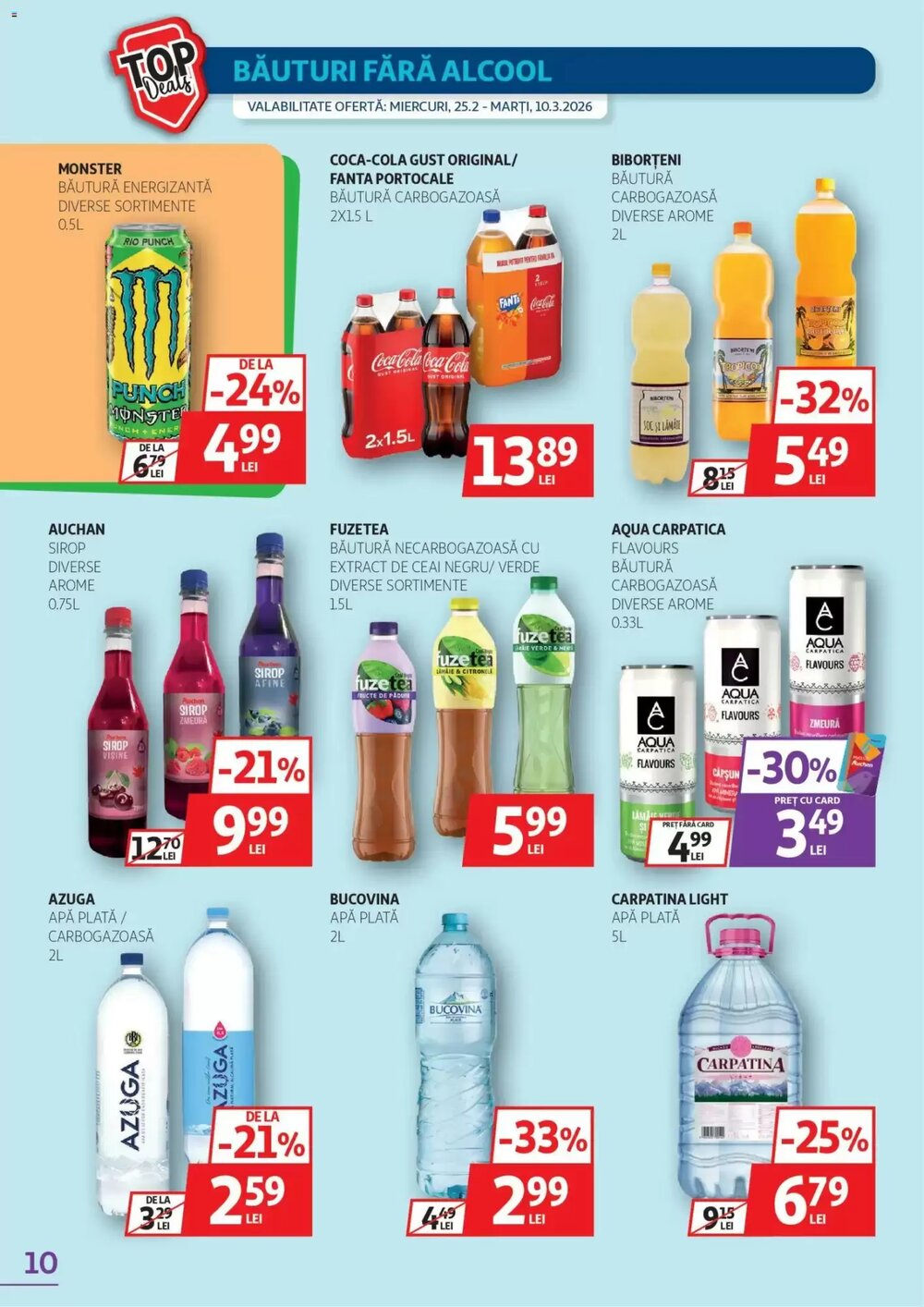 Catalogul cu oferte Auchan valabil de la 25.02.2026 - Pagina 10.