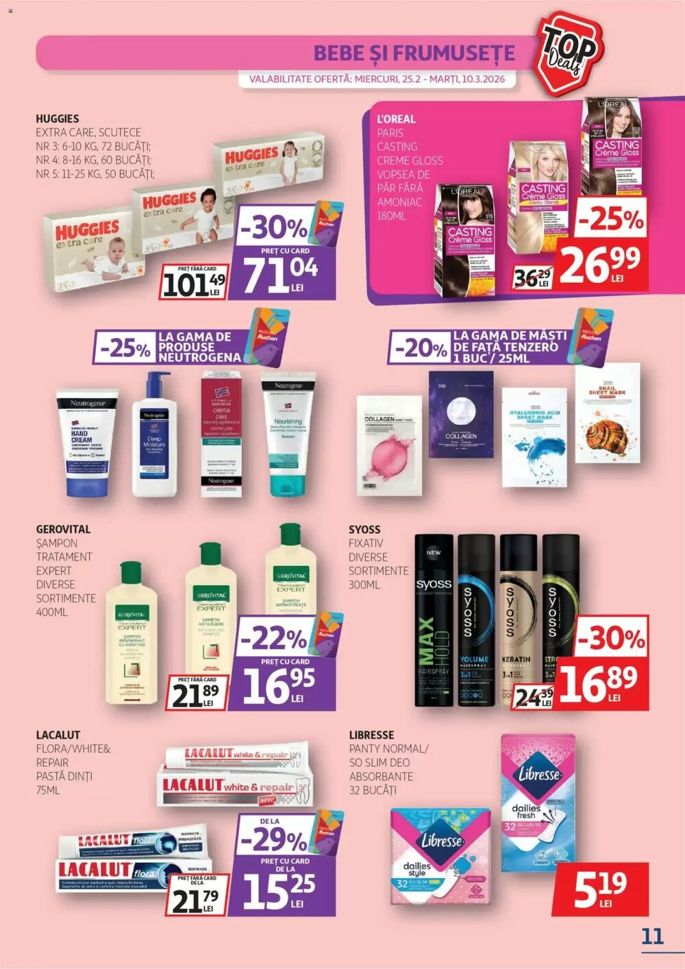 Catalogul cu oferte Auchan valabil de la 25.02.2026 - Pagina 11.