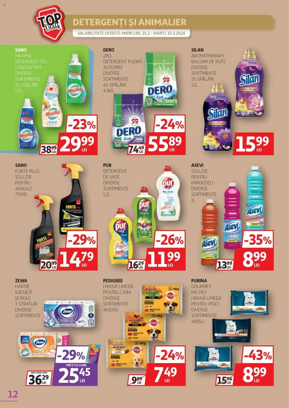 Catalogul cu oferte Auchan valabil de la 25.02.2026 - Pagina 12.