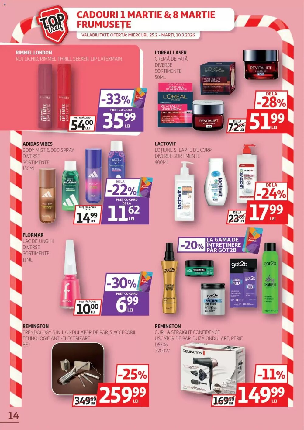 Catalogul cu oferte Auchan valabil de la 25.02.2026 - Pagina 14.