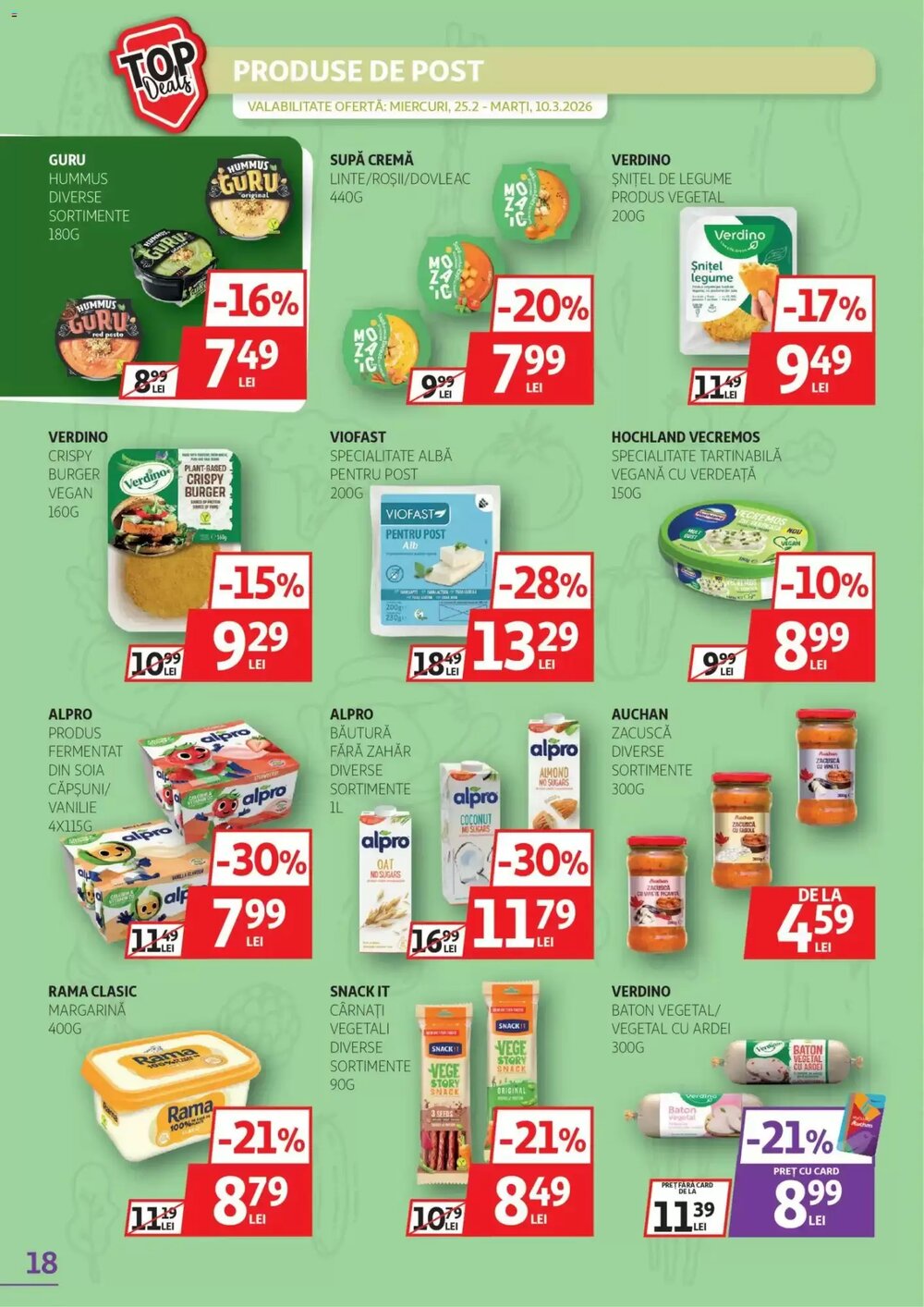 Catalogul cu oferte Auchan valabil de la 25.02.2026 - Pagina 18.