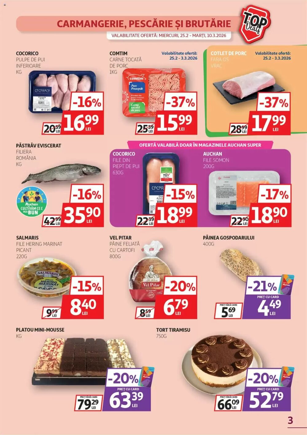 Catalogul cu oferte Auchan valabil de la 25.02.2026 - Pagina 3.