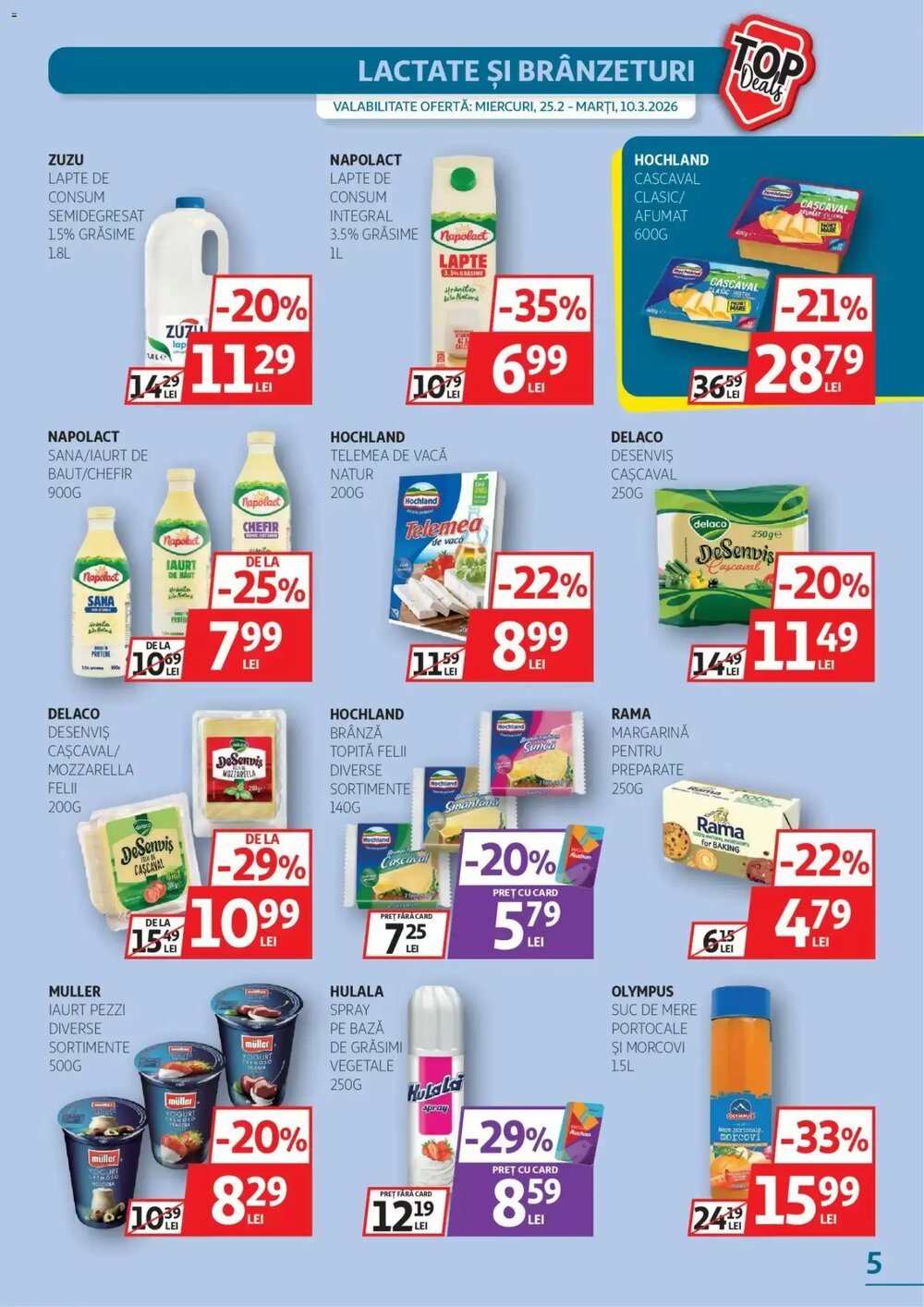 Catalogul cu oferte Auchan valabil de la 25.02.2026 - Pagina 5.