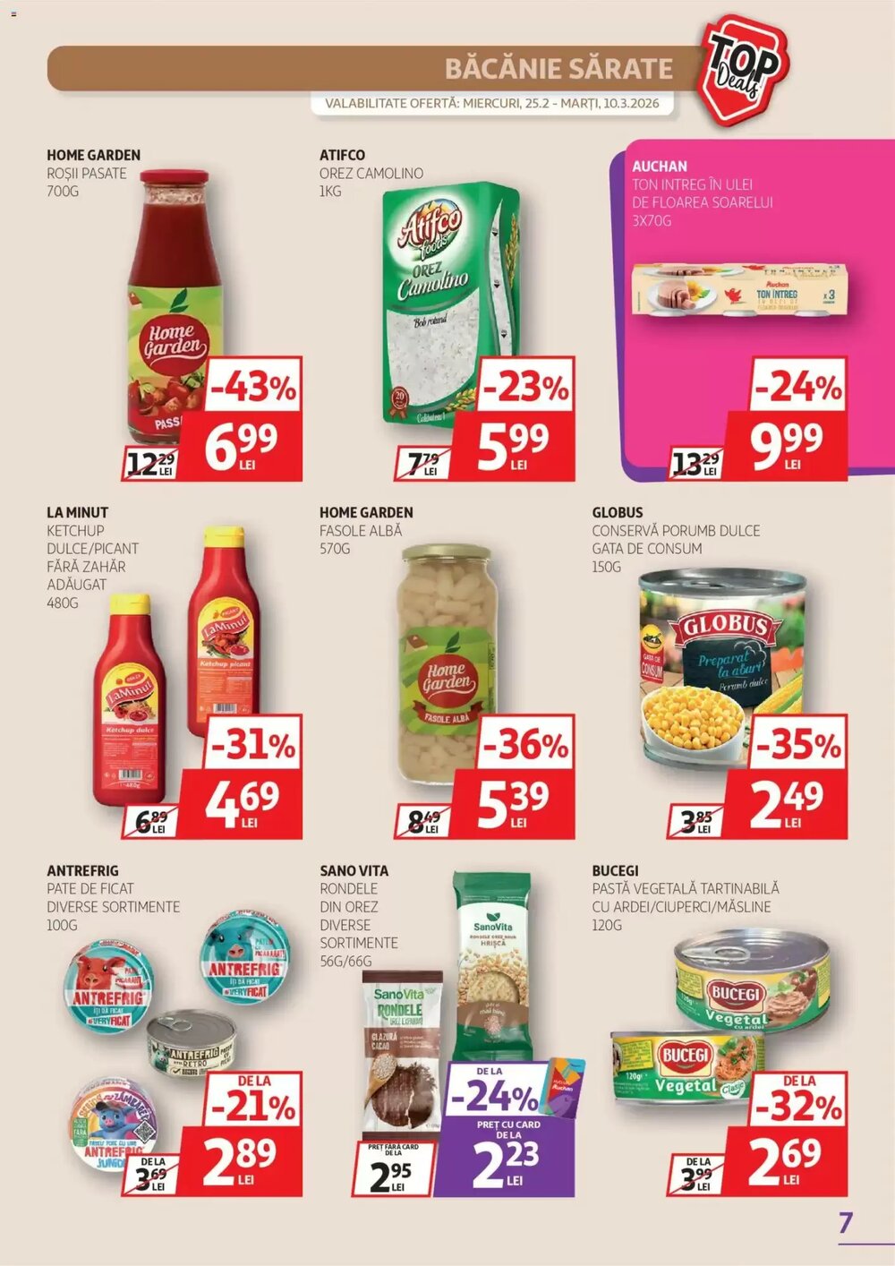Catalogul cu oferte Auchan valabil de la 25.02.2026 - Pagina 7.