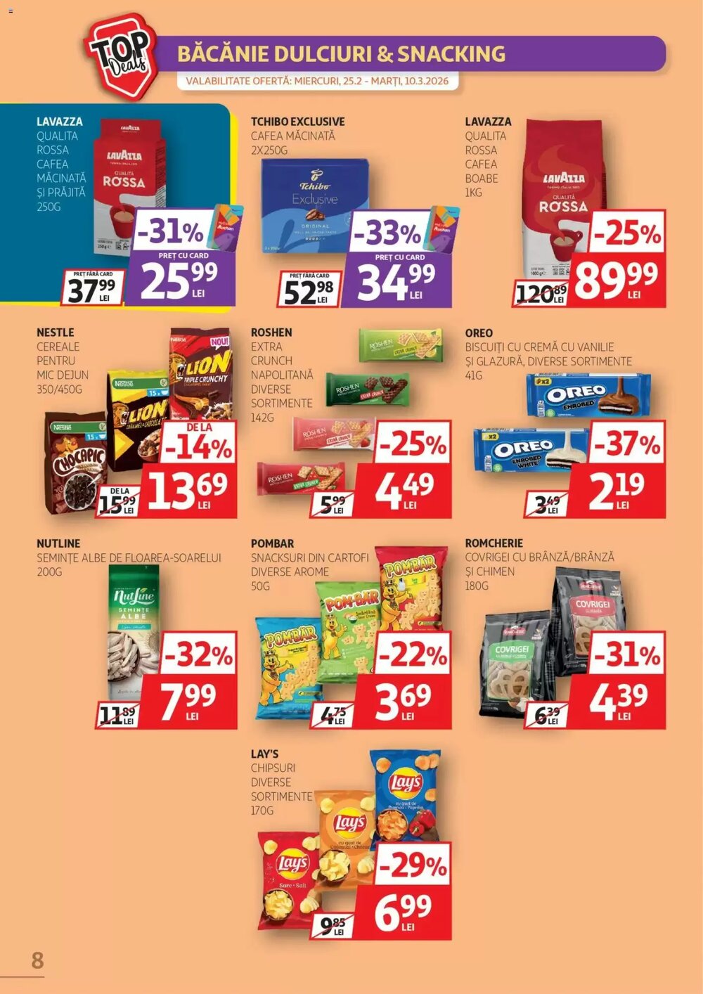 Catalogul cu oferte Auchan valabil de la 25.02.2026 - Pagina 8.