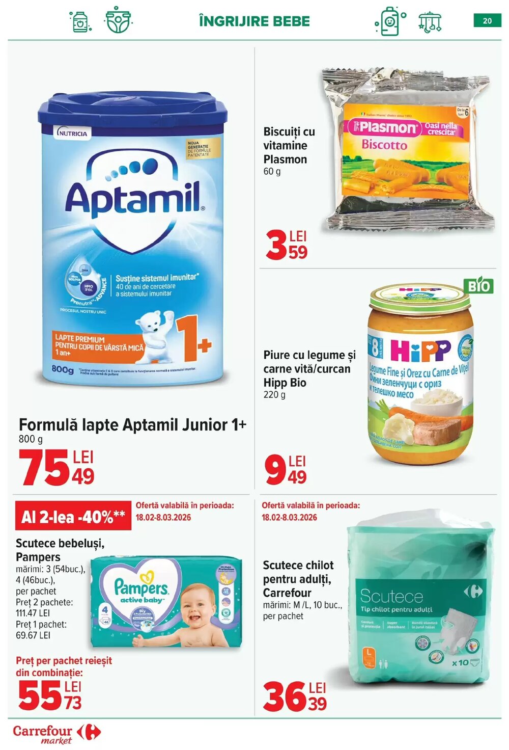 Catalogul cu oferte Carrefour Market valabil de la 25.02.2026 - Pagina 21.