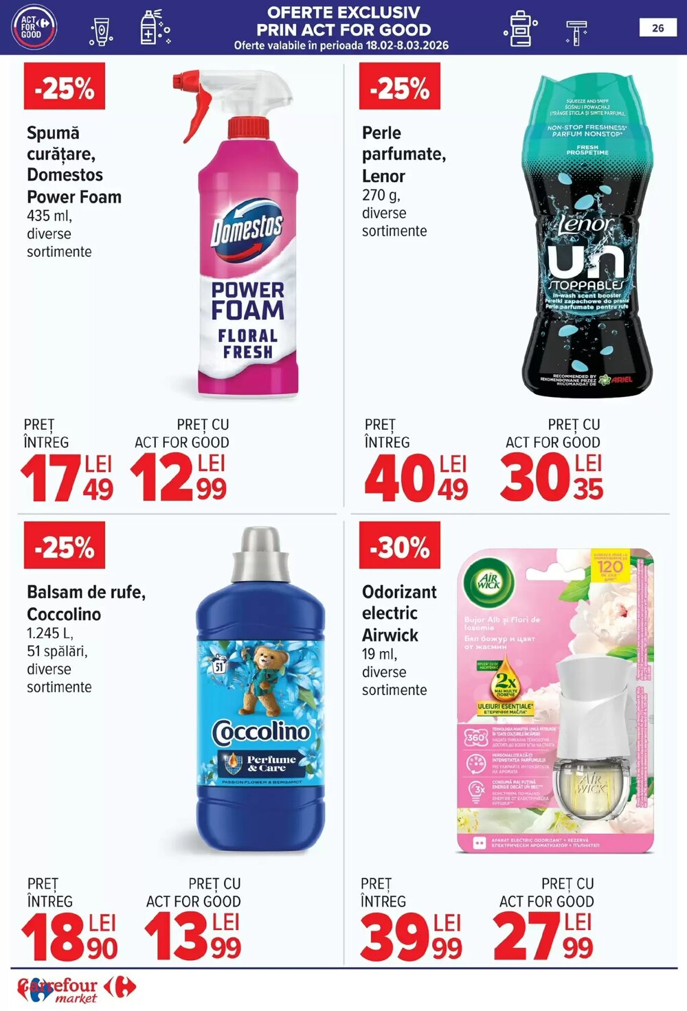 Catalogul cu oferte Carrefour Market valabil de la 25.02.2026 - Pagina 28.