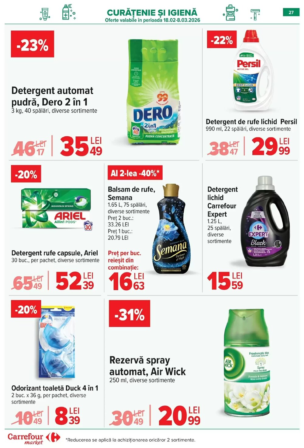 Catalogul cu oferte Carrefour Market valabil de la 25.02.2026 - Pagina 29.