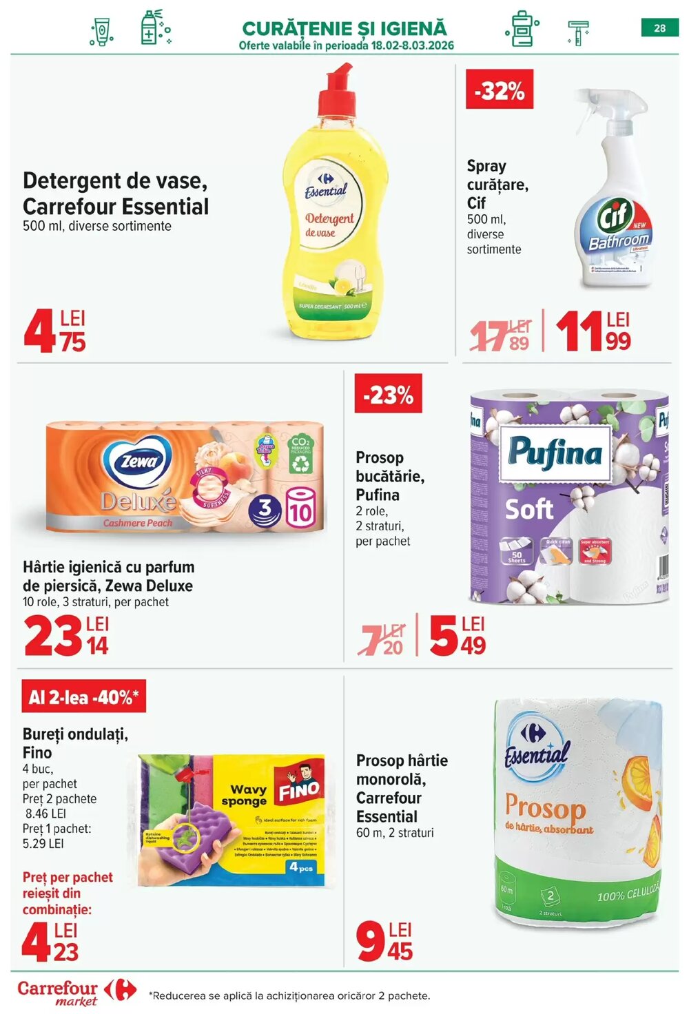 Catalogul cu oferte Carrefour Market valabil de la 25.02.2026 - Pagina 30.