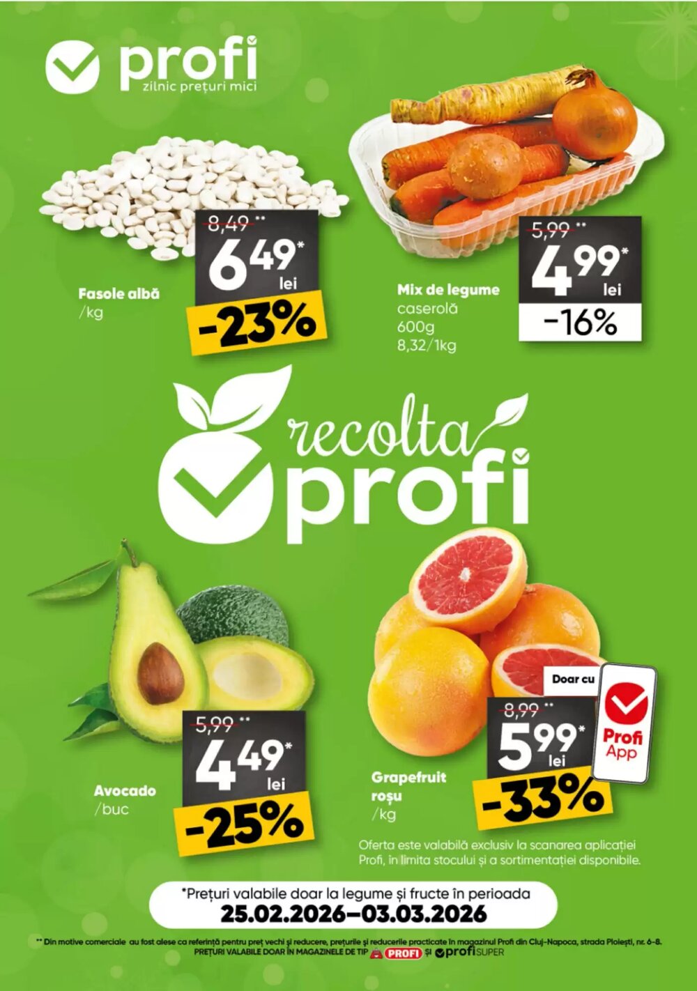 Catalogul cu oferte PROFI valabil de la 25.02.2026 - Pagina 1.