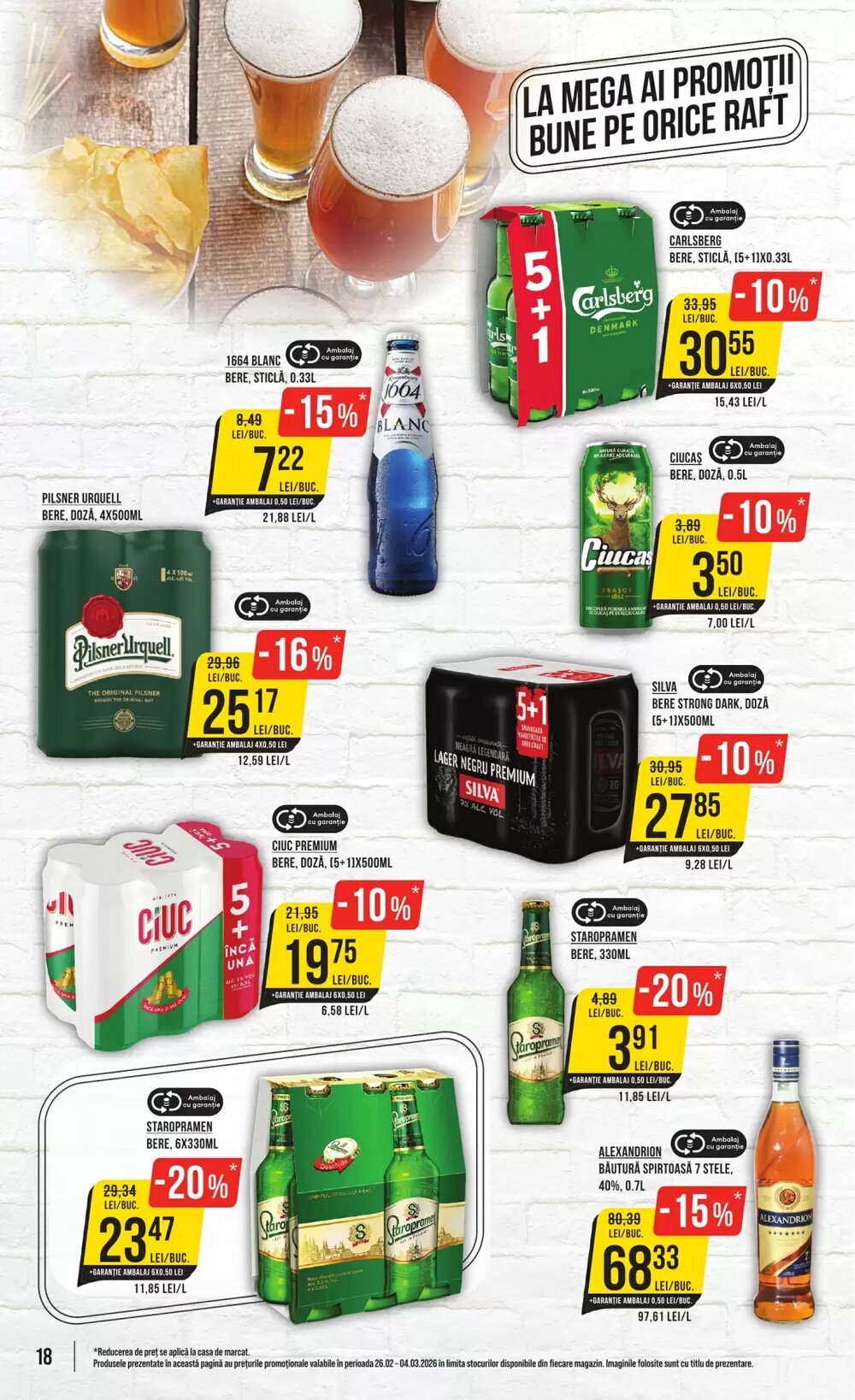 Catalogul cu oferte Mega Image valabil de la 26.02.2026 - Pagina 18.