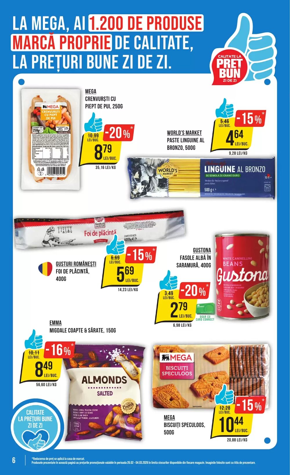 Catalogul cu oferte Mega Image valabil de la 26.02.2026 - Pagina 6.