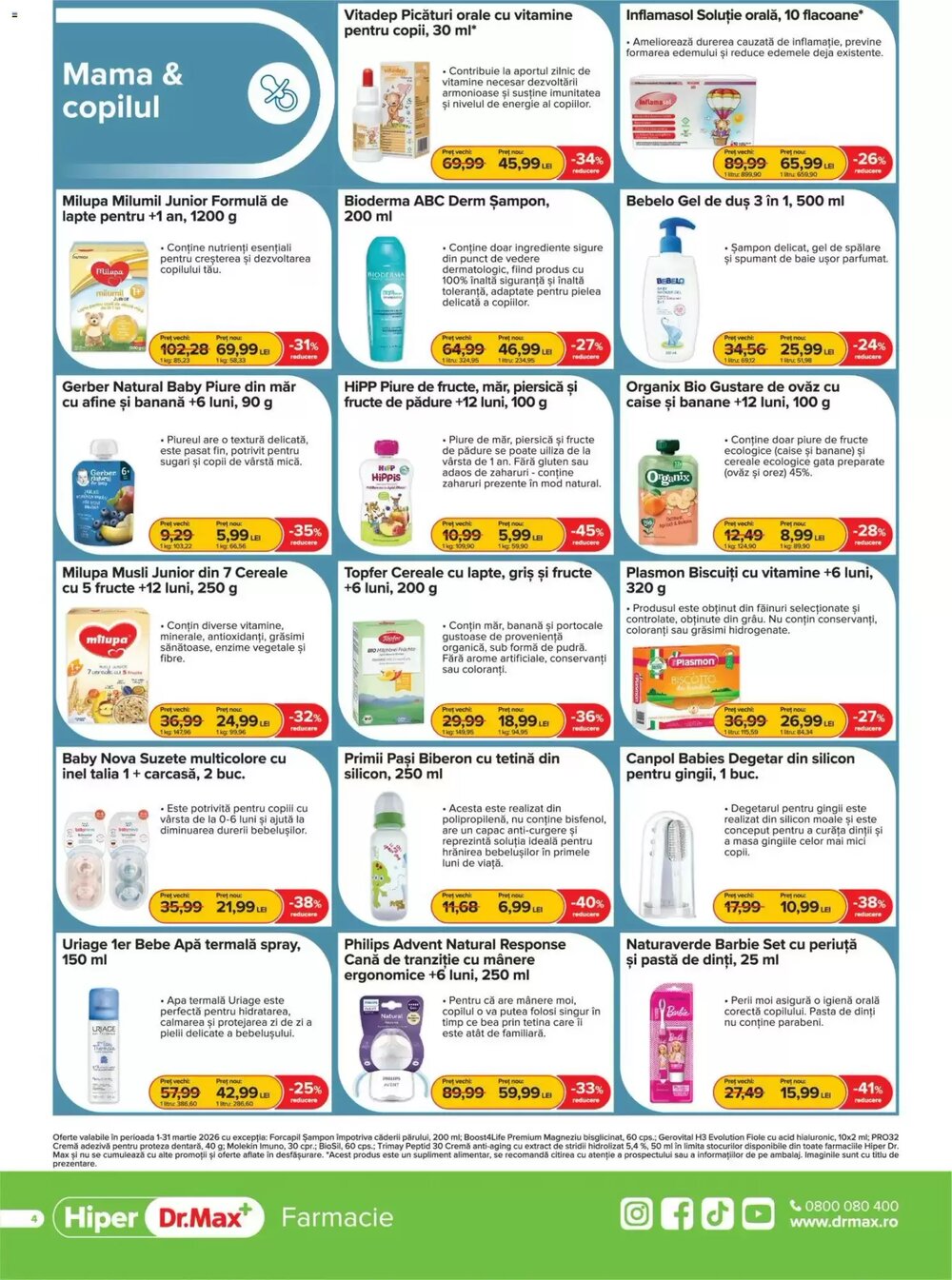 Catalogul cu oferte Dr.Max valabil de la 28.02.2026 - Pagina 4.