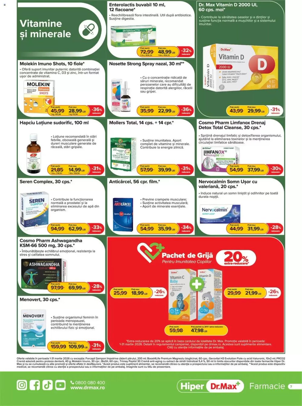 Catalogul cu oferte Dr.Max valabil de la 28.02.2026 - Pagina 7.