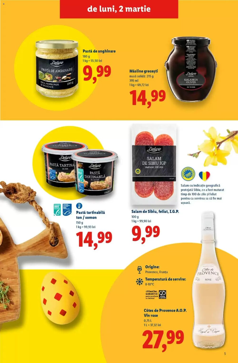 Catalogul cu oferte Lidl valabil de la 01.03.2026 - Pagina 5.