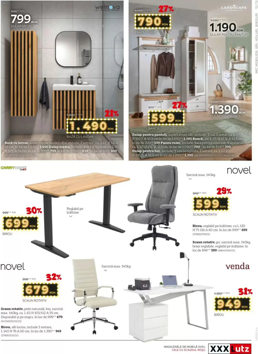 Catalogul cu oferte XXXLutz valabil de la 01.03.2026 - Pagina 13.
