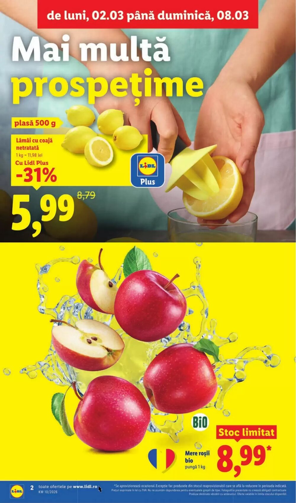 Catalogul cu oferte Lidl valabil de la 02.03.2026 - Pagina 2.