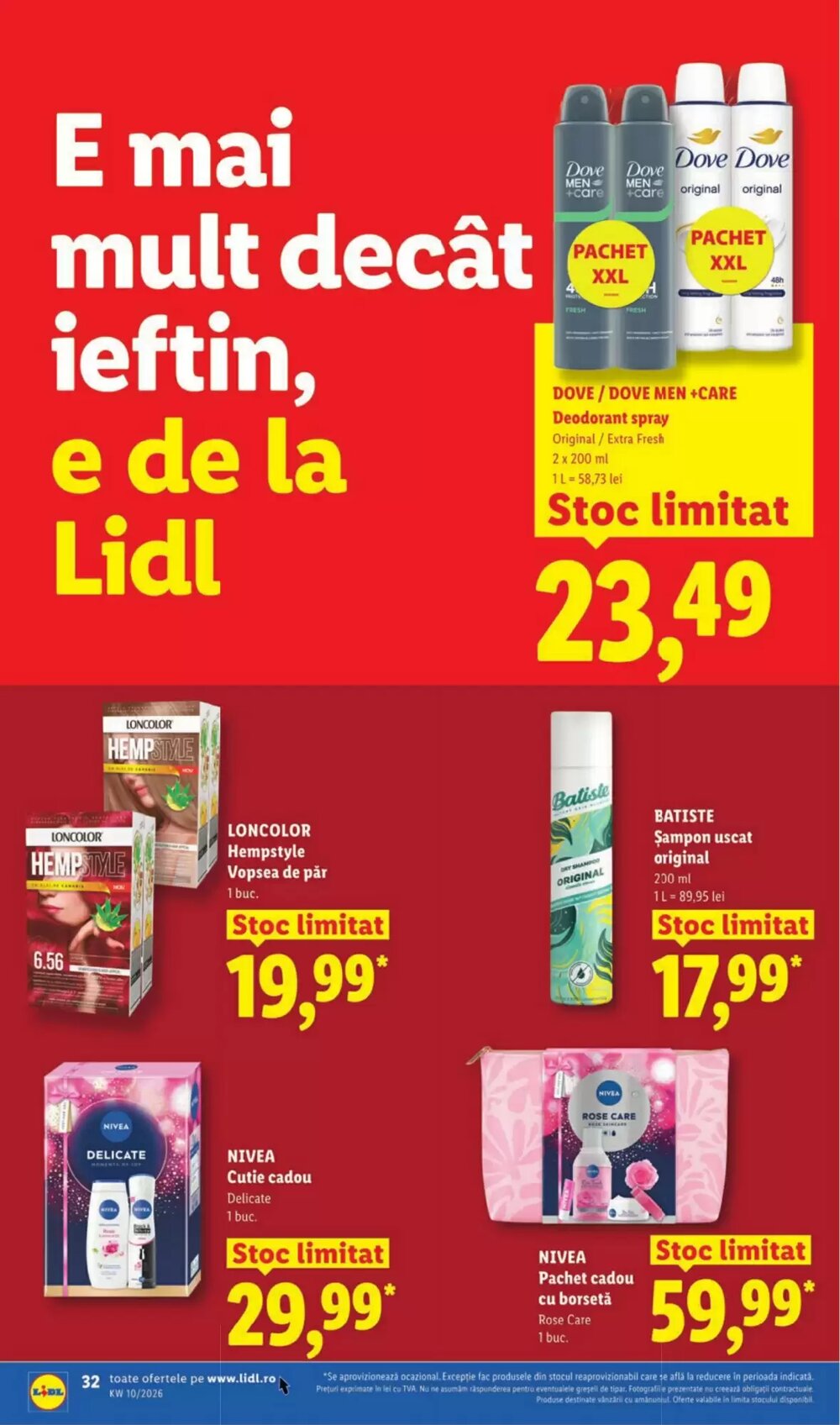 Catalogul cu oferte Lidl valabil de la 02.03.2026 - Pagina 32.