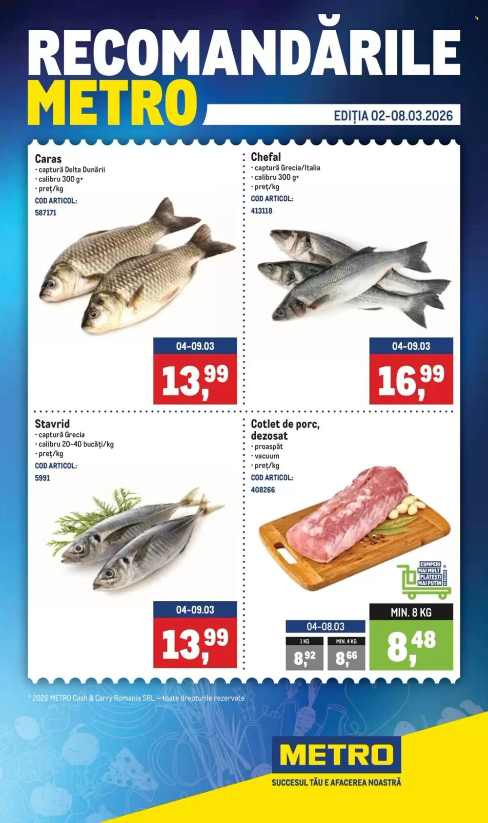 Catalogul cu oferte Metro valabil de la 02.03.2026 - Pagina 1.