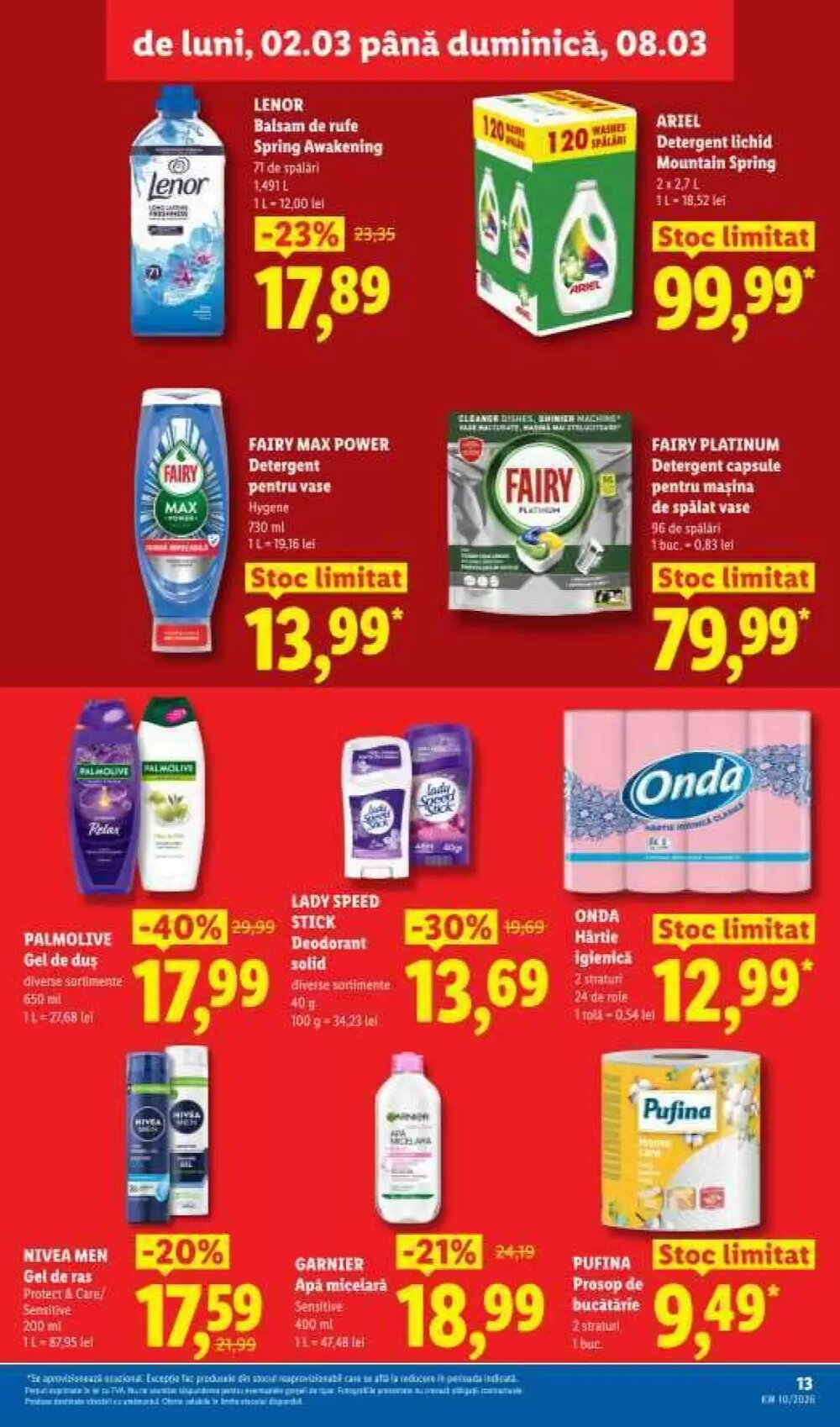 Catalogul cu oferte Lidl valabil de la 02.03.2026 - Pagina 13.